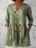 Maite | Blusa larga con corte en V