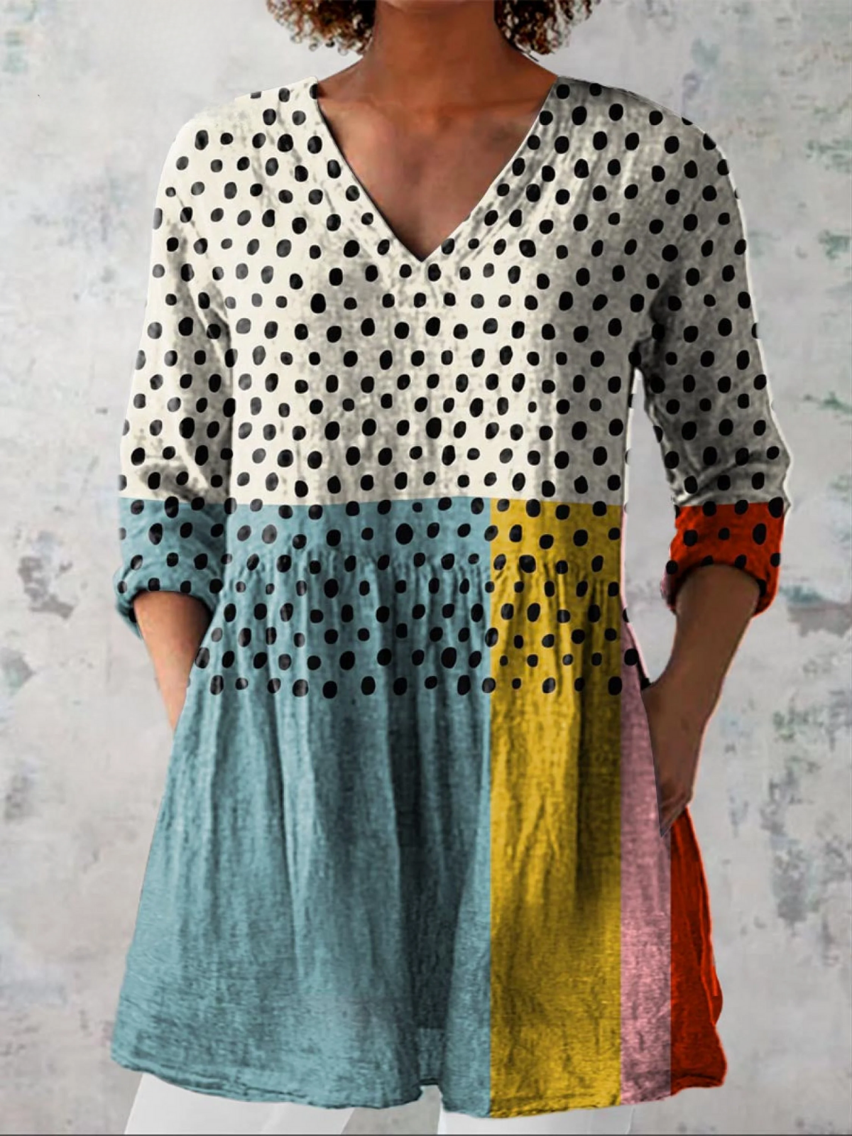 Elvira | Blusa larga con escote en V