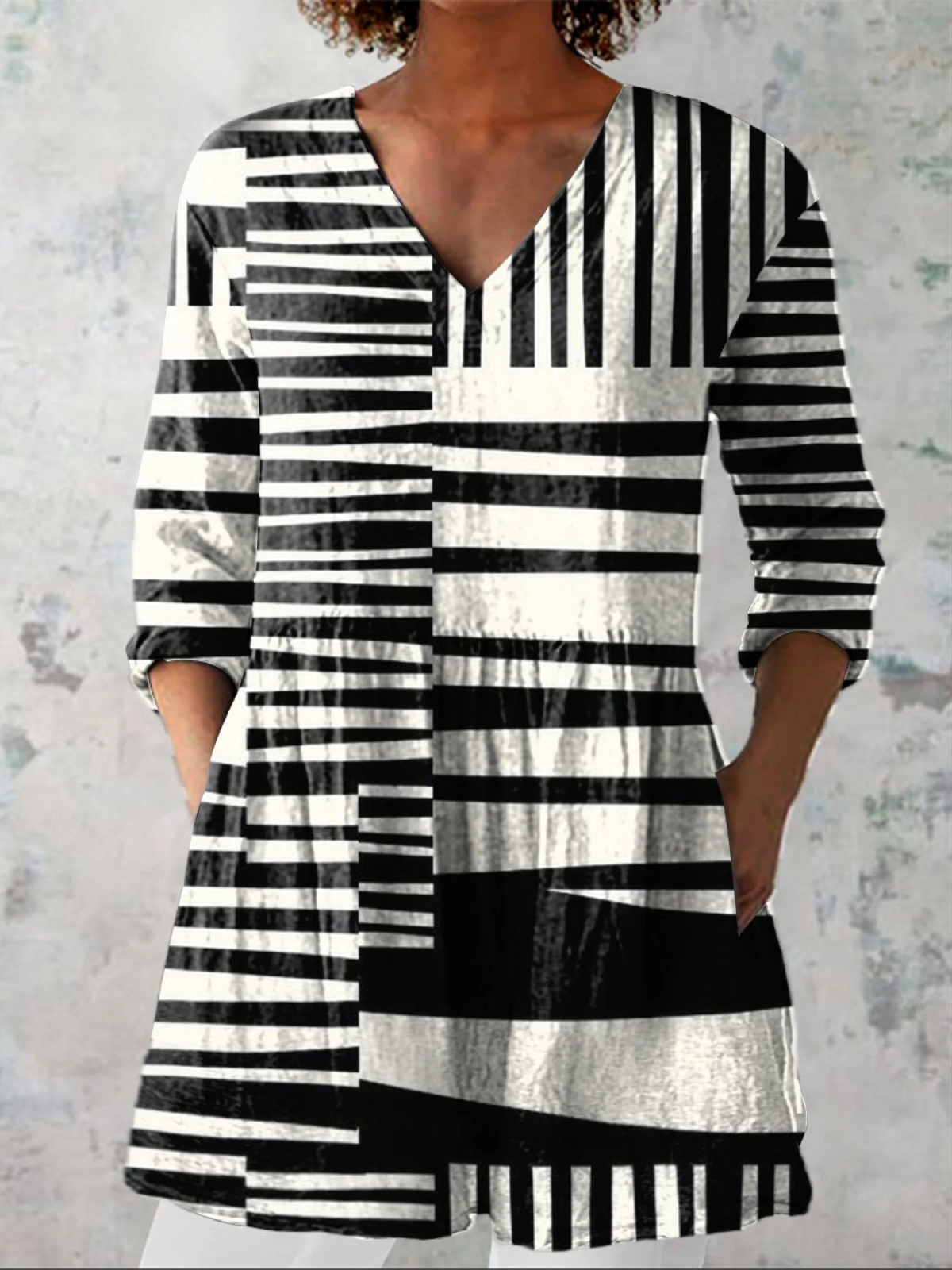 Carmen | Blusa larga de cuello en V