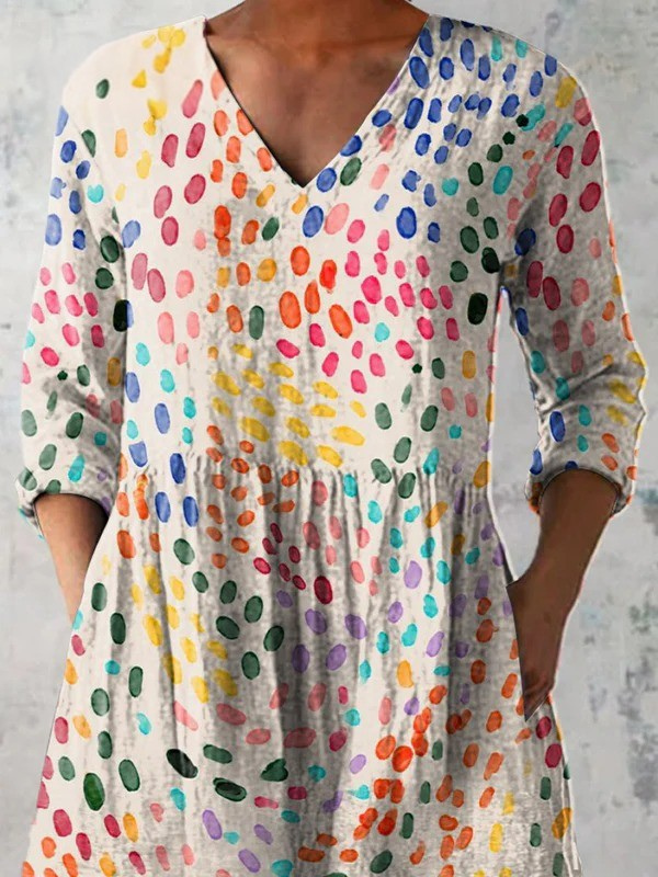 Bernarda | Blusa larga con escote en V