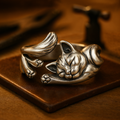 MARIANNE | Anillo Vintage con Motivo de Gato