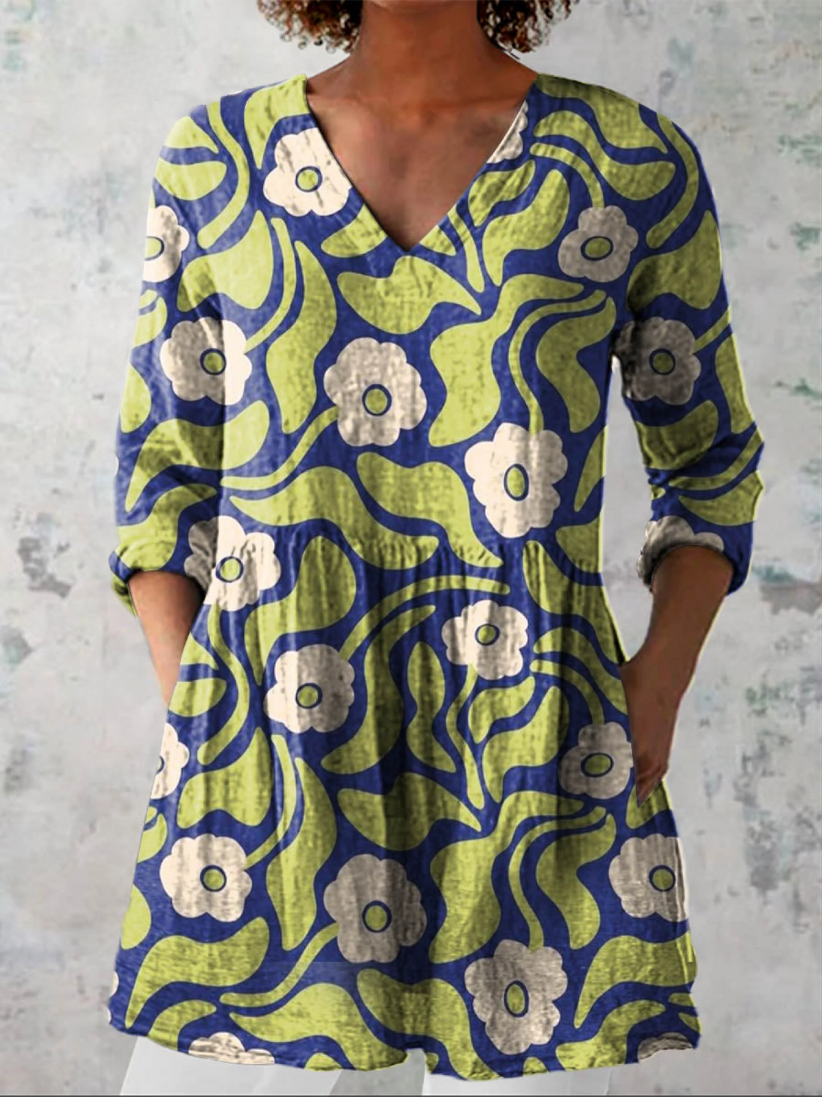 Gala | Blusa larga con escote en V