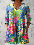 Carla | Blusa larga de cuello en V